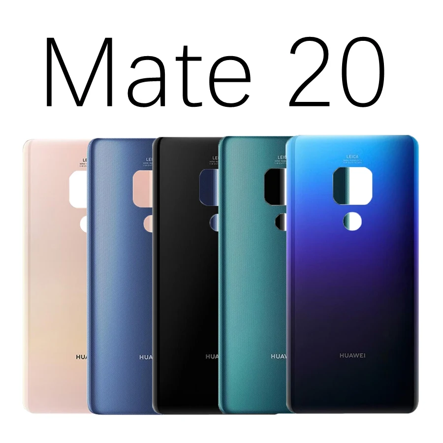 Для huawei mate 20 Pro крышка для батареи Задняя стеклянная панель Задняя Дверь Корпус чехол для huawei mate 20 Lite Крышка для батареи mate 20 окно