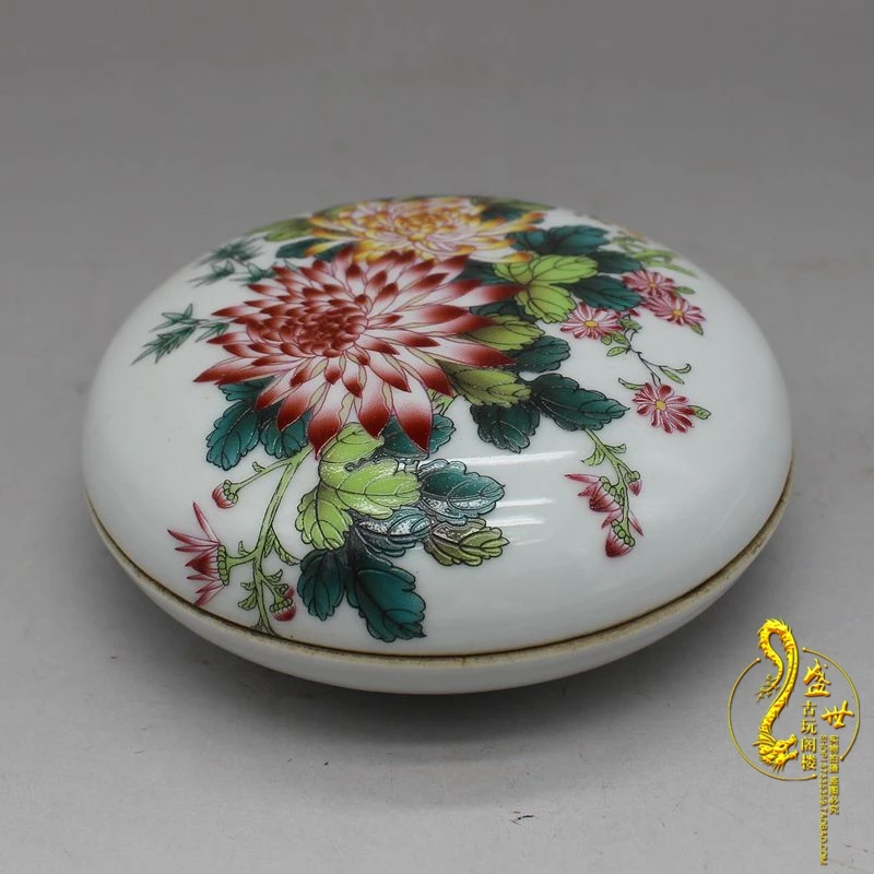 Бесплатная доставка шкатулка для inkpad с цветочным рисунком Женская Керамическая