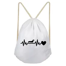 THIKIN сердцебиение таксы для женщин Drawstring сумки мама стиль модные сумки на плечо обувь для девочек дорожный мешочек для хранения заказ Новое поступление