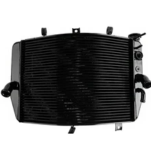 Радиатор Охлаждение охладитель для Suzuki GSXR600/750 2004-2005 K4 черный Алюминий