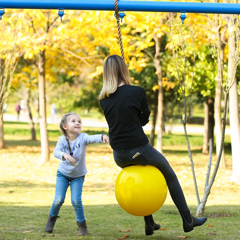 Bola do Balanço com Corda Jardim de Infância Grossa Playground Indoor Exterior Crianças Adultos Gym Swing 38cm 4 38cm bola do balanço com corda grossa