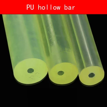 

PU Elastic Pipe Hole Rod PU Round Tube Rubber Polyurethane Dichotomanthes Die Pad Mould Sealing Hollow Bar DIY Round Stick