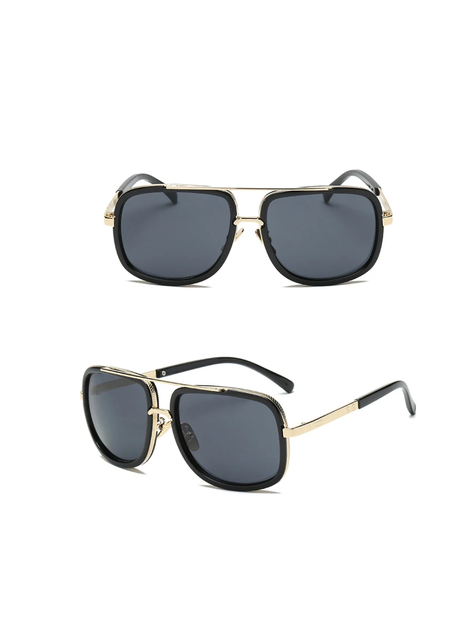 jumlai 2019 New Fashion Big Frame Sunglasses Men Square Fashion Glasses for Women High Quality Retro Sun Glasses Vintage Gafas (13)