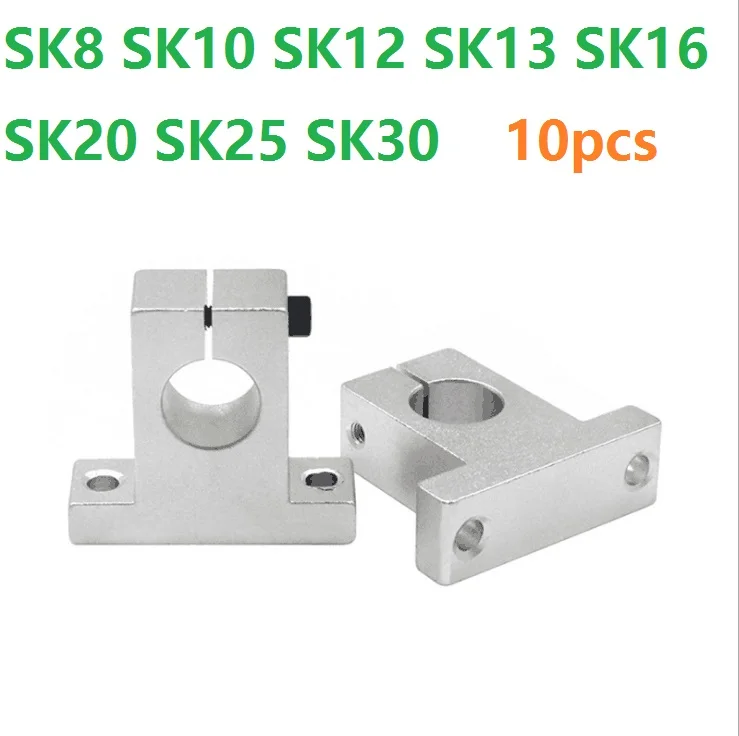 10 قطعة/الوحدة SK8 SK10 SK12 SK13 SK16 SK20 SK25 SK30 خطي السكك الحديدية نهاية رمح دعم ل diy XYZ الجدول CNC راوتر 10 قطعة/الوحدة SK8 SK10 SK12 SK13 SK16 SK20 SK25 SK30 خطي السكك الحديدية نهاية رمح دعم ل diy XYZ الجدول CNC راوتر