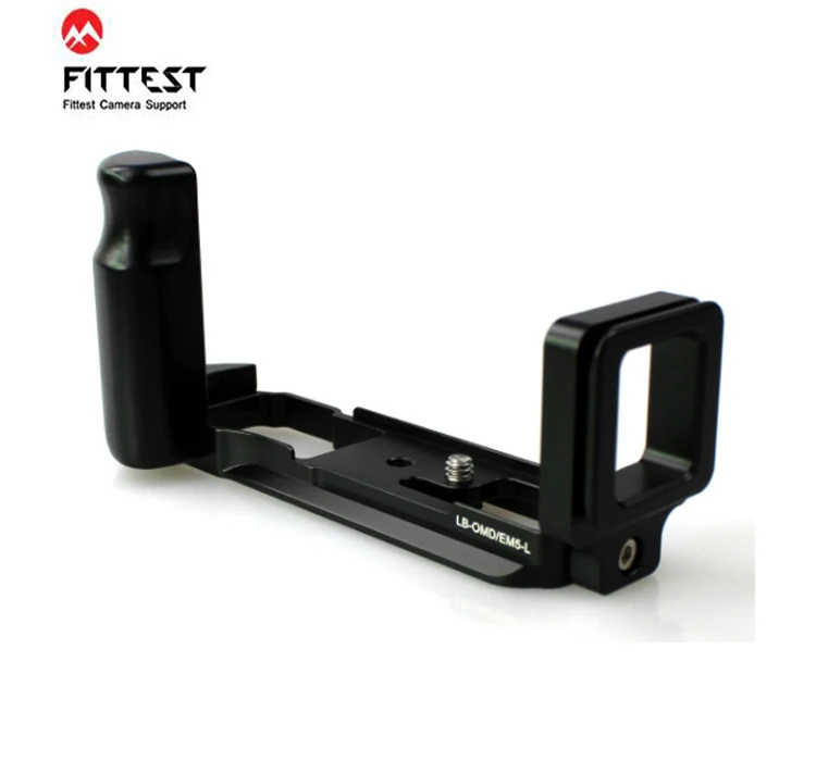 

FITTEST FP0-EM5 Quick Release QR Hand Grip L Plate Bracket for Olympus OM-D E-M5 EM5 OMD EM5 Camera Arca-swiss RRS Compatible