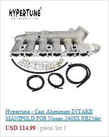 Hypertune-алюминиевый впускной коллектор K20Z3 K24A2 для Honda Civic 06-11 Acura TSX 04-08 HT-IM52