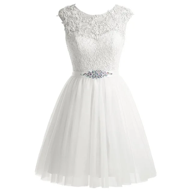 Aliexpress.com : Buy ANGELSBRIDEP Scoop Neck Short/Mini Homecoming