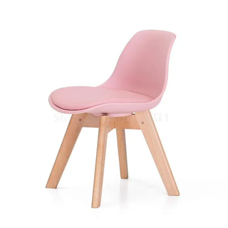 Children's Chair Solid Wood Student's Backrest Chair Household Small Chair Stand Writing Chair Kindergarten Learning - Цвет: Same as picture 2