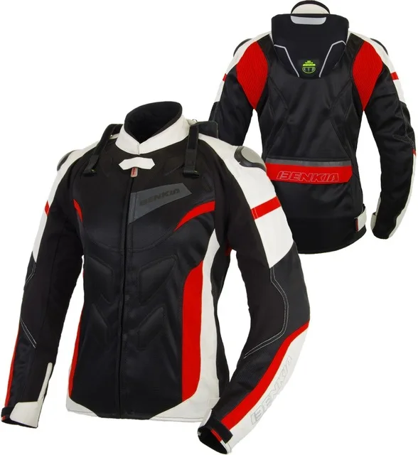 Женская мотоциклетная куртка и мотоциклетные штаны, комплект из дышащей сетки, мотоциклетная ветрозащитная мотоциклетная куртка для весны и лета - Цвет: 04