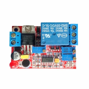 

Sound Light Control Module Relay Switch Delay Sensor Adjustable 5V 12V 24V Dropship