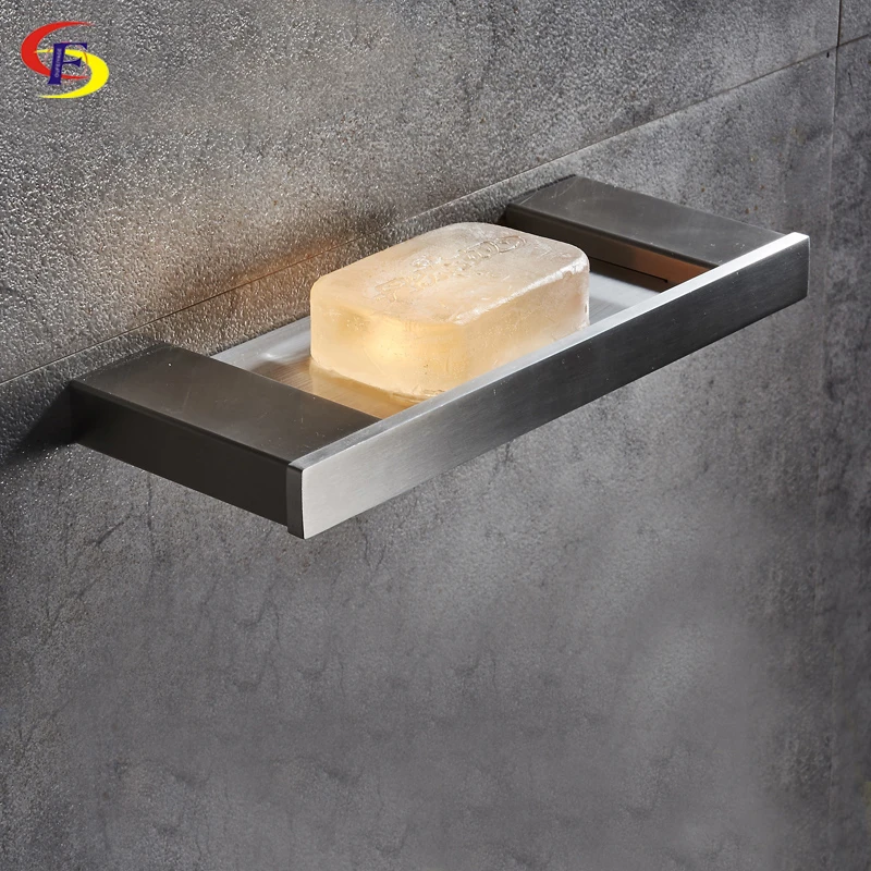 

Anju Wire Drawing Stainless Steel Modern Bathroom Accessories Soap Holder Soap Box Soap Dish Soap Case