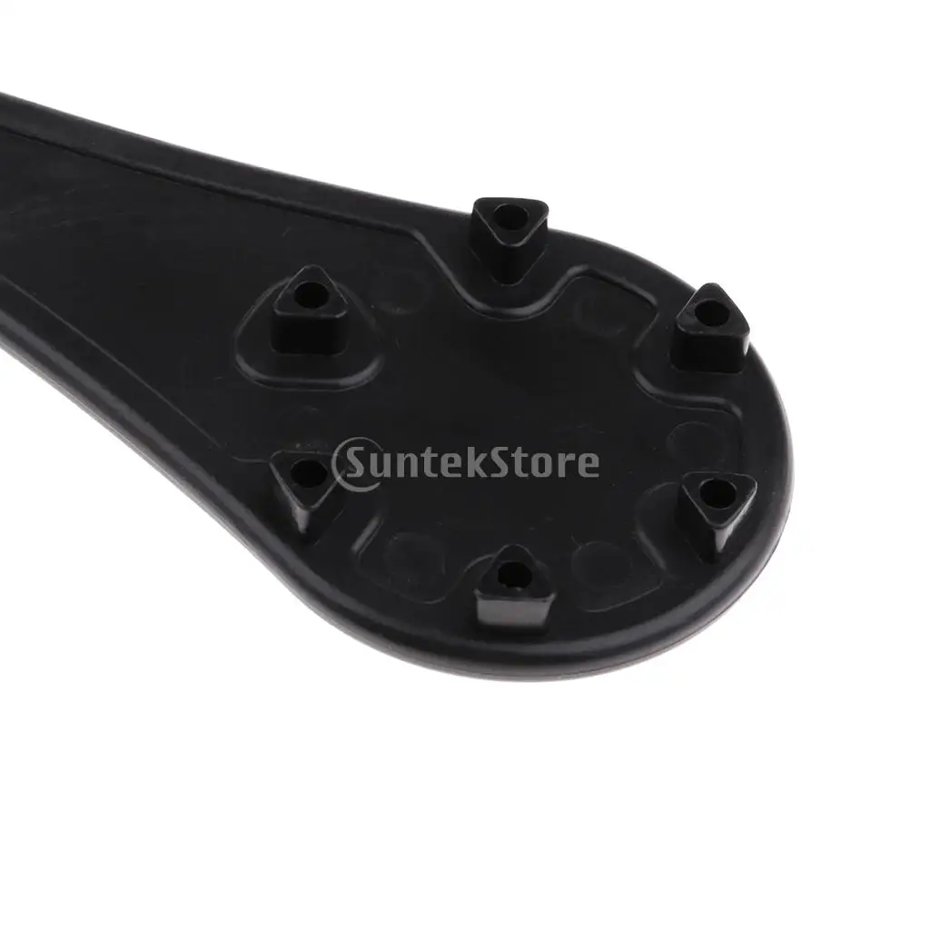 Premium Durable Black PVC Safety Air Valve Wrench 6 Groove Spanner for Kayak Canoe Inflatable Boat Fishing Dinghy
