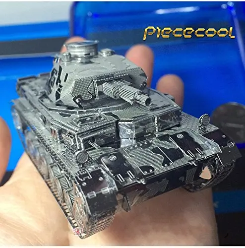 Piececool немецкий IV Танк P037-S модель DIY 3D металлическая сборка лазерная резка головоломка игрушки Военная серия 2 листа