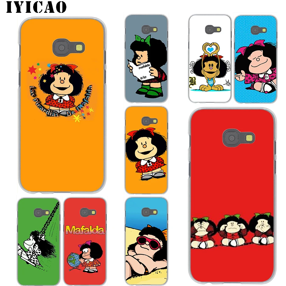 IYICAO Mafalda жесткий чехол для Samsung Galaxy J6 J5 J1 J2 J3 J7 2017 2016 2015 Prime US EU версия | Мобильные