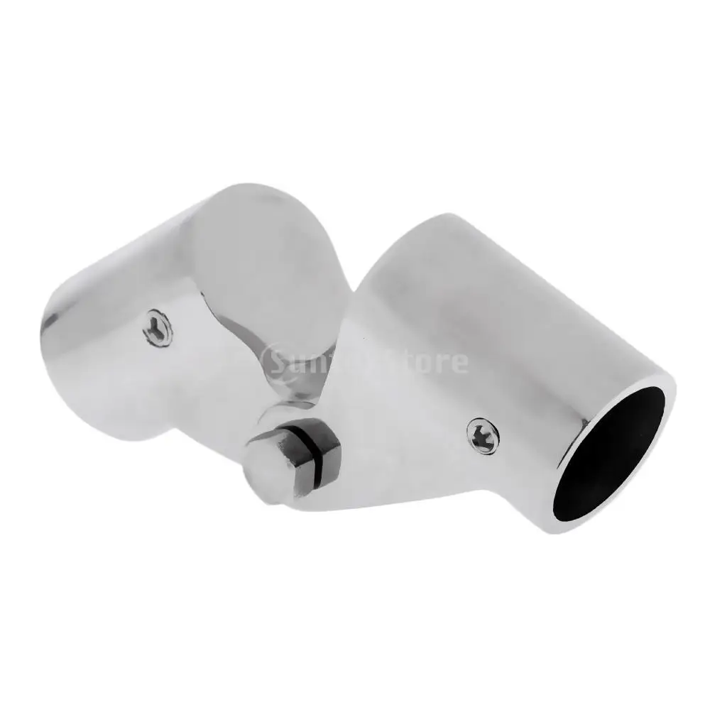 Marine 316 Stainless Steel Boat Rail Fittings Folding Swivel Tube Pipe Connector 20mm/22mm/26mm