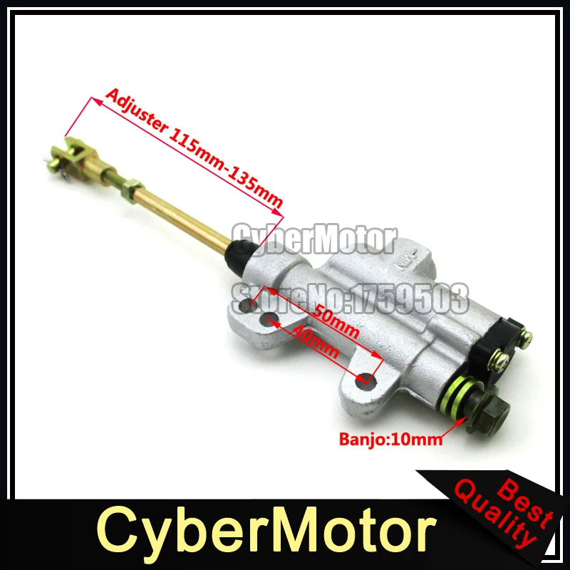 

Rear Brake Master Cylinder Pump For Chinese CRF50 XR50 KLX110 TTR SSR Thumpstar YCF SDG DHZ Pit Dirt Bike Motorcycle