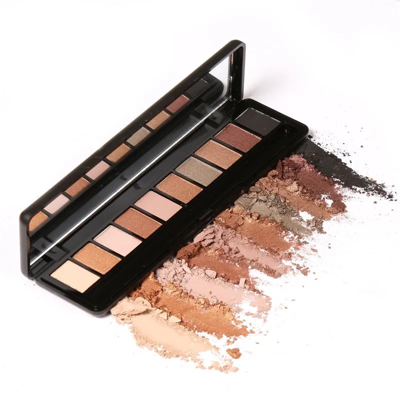 Focallure 10-colors Naked Eye Shadow Palette Nude Eyeshadow Palette Shadow для бровей Maquiagem