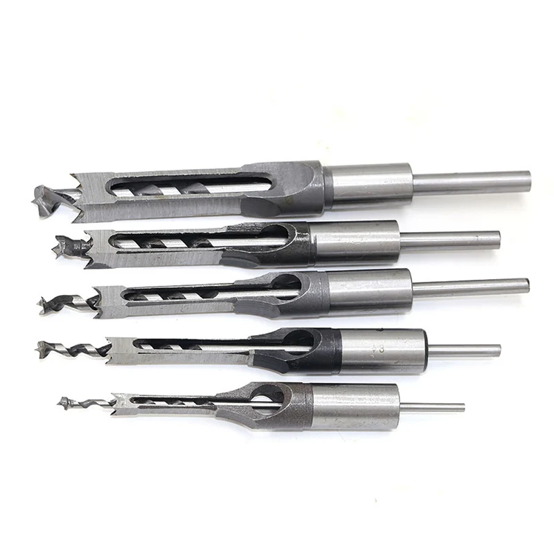 

High Hardness HSS Metric Mortising Chisel Square Hole Drill Bit Cutter Woodwork Tool 6/8/10/15/16/18/20/22/25/30mm TB Sale