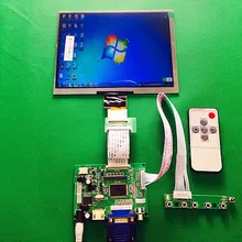 Реверсивный видео Универсальный HDMI VGA 2AV 50PIN ttl LVDS плата контроллера+ 8 дюймов 1024*768 HE080IA-01D ЖК-дисплей