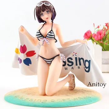 

Anime Saenai Heroine No Sodateka Katou Megumi Blessing Software ---- Swimsuit Ver. PVC Collection Figure ---- Toys 17cm