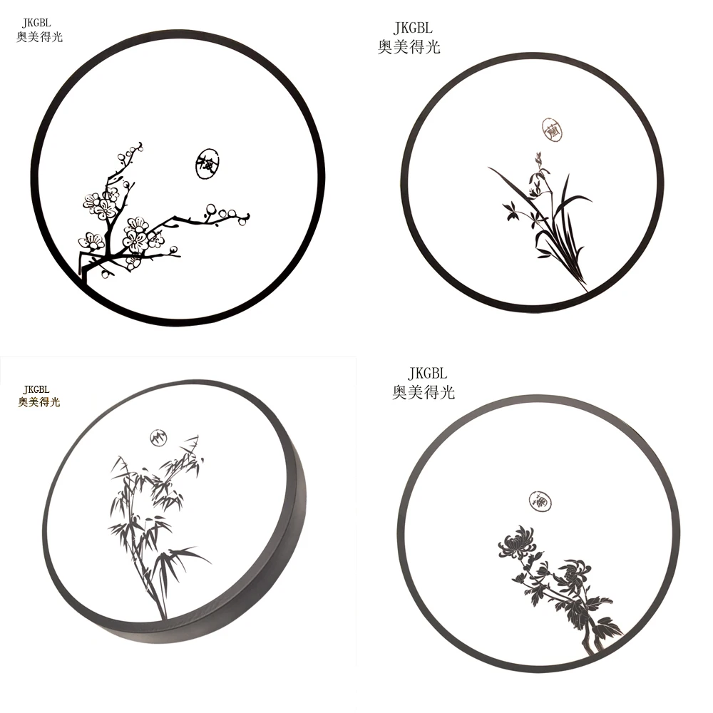

LED ceiling lights dimming lamps 2.4G RF remote control 24W 36W Kitchen bedroom living room furniture decorative lighting