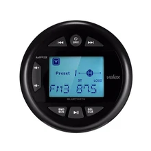 Водонепроницаемый морской стерео радиоприемник с Bluetooth для лодки, цифровой медиа-радиоприемник, FM AM, Автомобильный MP3-плеер с USB для ATV, UTV, спа, мотоцикла, яхты Водонепроницаемый морской стерео радиоприемник с Bluetooth для лодки, цифровой медиа-радиоприемник, FM AM, Автомобильный MP3-плеер с USB для ATV, UTV, спа, мотоцикла, яхты