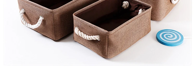Luluhut портативная коробка для хранения тканевая складная корзина для хранения белья Домашняя одежда Органайзер коробка для сортировки мелочей с ручкой