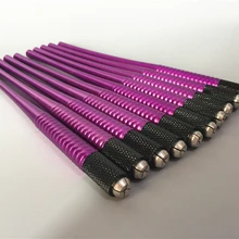 30 шт. Косметическая ручка для бровей постоянный макияж с микроволокном тату ручка-держатель игл