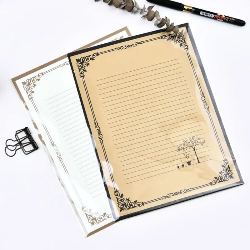 32pcs/pack Retro Writing Letter Stationery Romantic Creative Chinese Style Lace Letterhead Note Paper