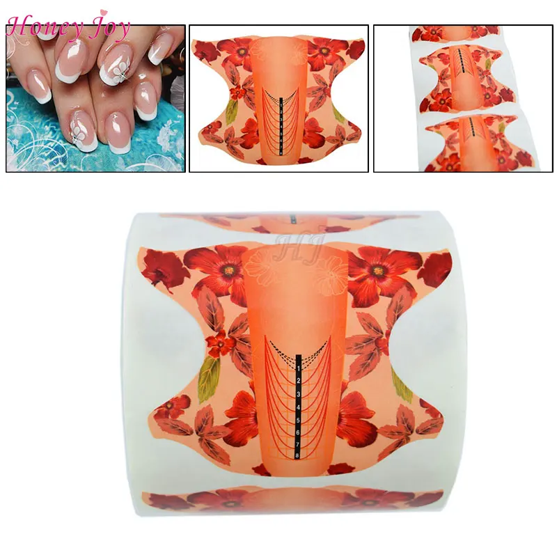 300pcs/lot Professional Nail Form Tips Nail Art Guide Form ...