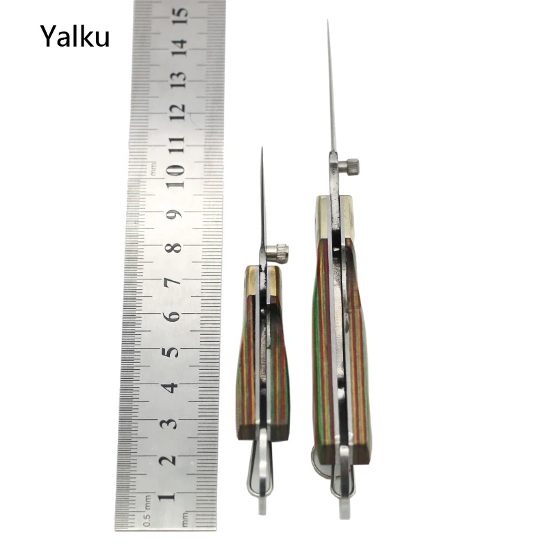 Yalku Тактический охотничий нож, складной нож для выживания, Мини карманный нож, инструмент, инструмент из нержавеющей стали, складное лезвие