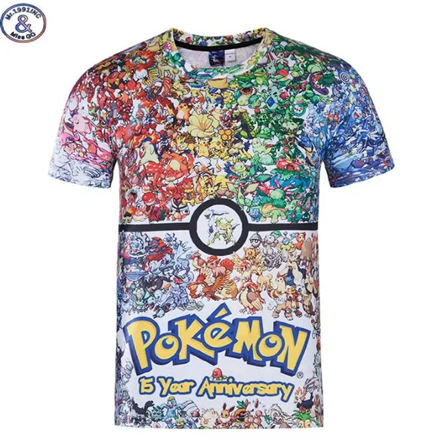Pokemon Go T shirt men Fashion short sleeve O neck t shirts women boys