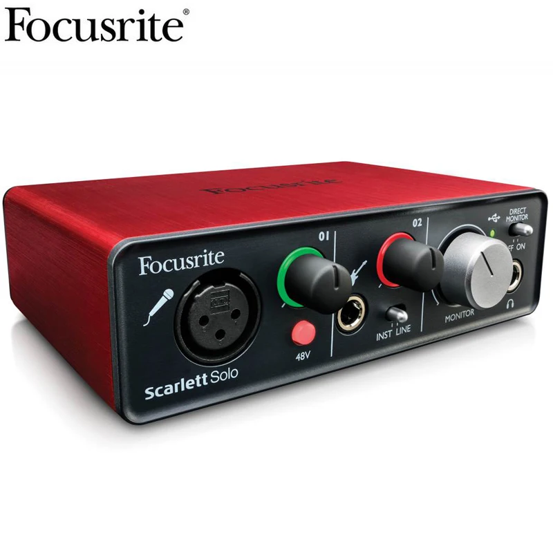 ISK BM-800 микрофон и Focusrite Scarlett Solo 2nd gen 2 Вход 2 Выход USB аудио интерфейс звуковая карта для записи микрофона