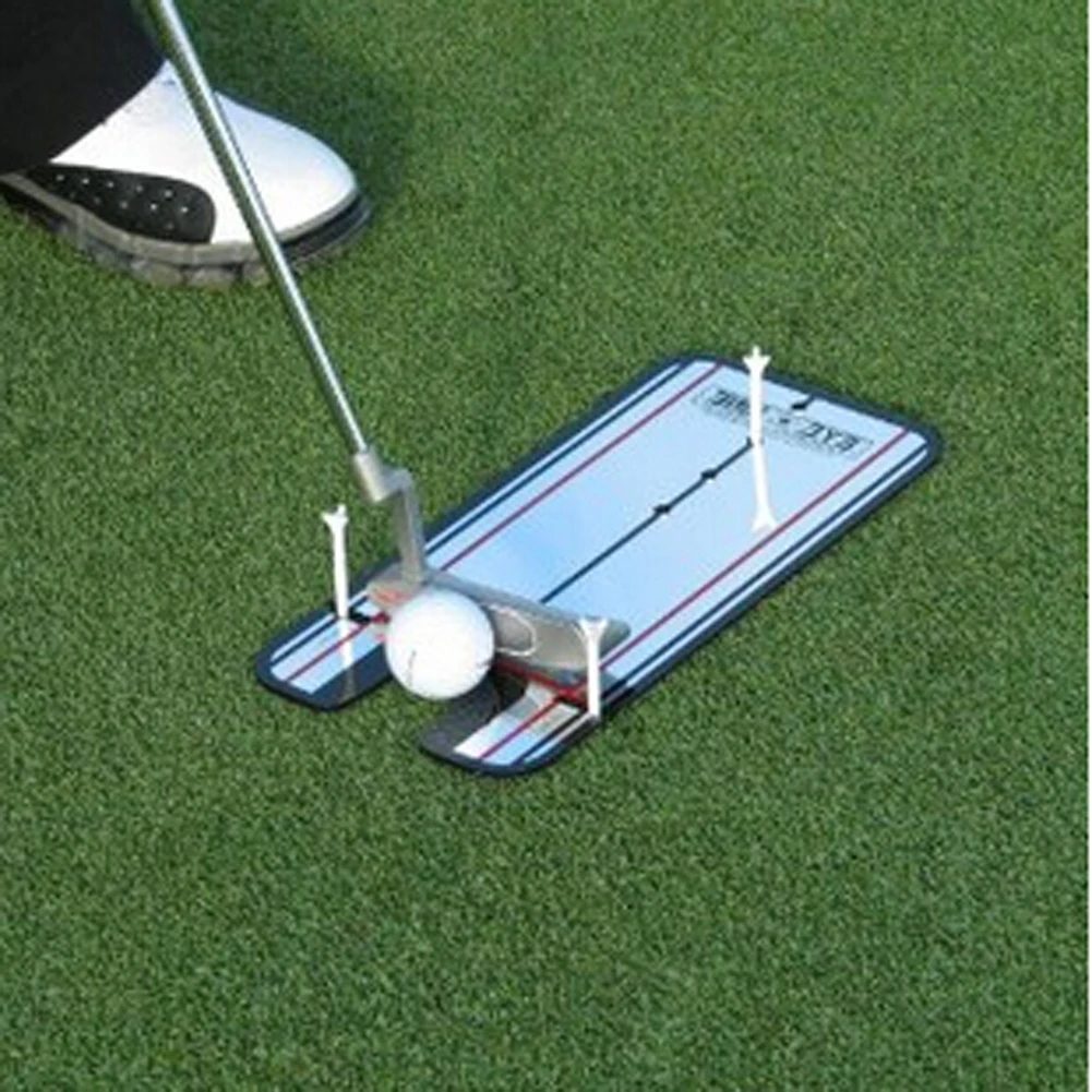 

Golf Putting Mirror Alignment Training Aid Swing Trainer Eye Line Golf Practice Putting Mirror Large Golf Practice Putter Mirror