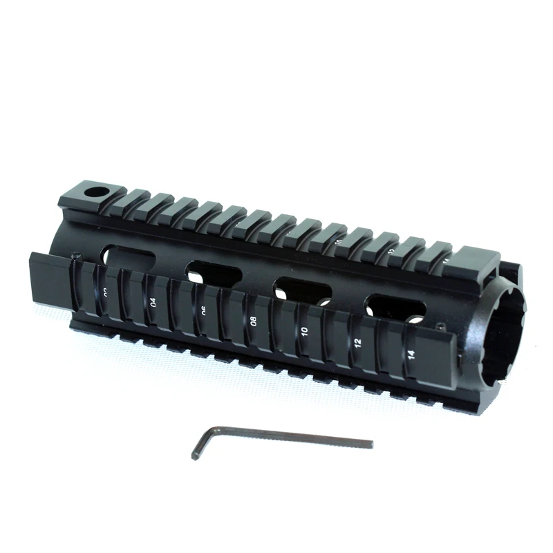 AR-15 M4 Handguard карабин 6,7 дюймов Airsoft рис Quad Rail 2 шт. Drop-In с креплением для крепления для тактическое для охоты для стрельбы