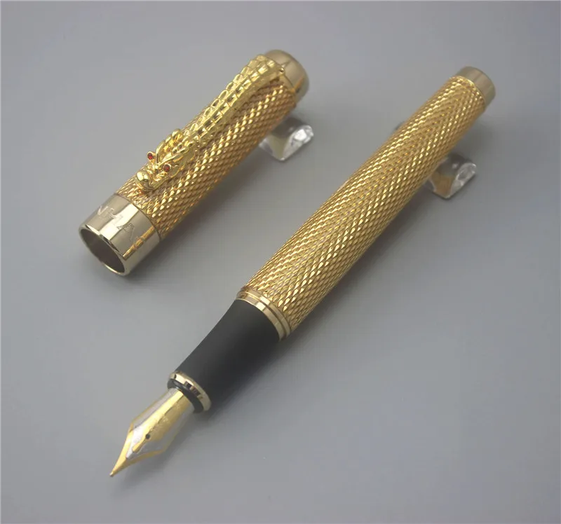 

JINHAO 1200 fountain pen High male quality pens business gift father teacher gift father teacher luxury caneta with 5pcs ink sac