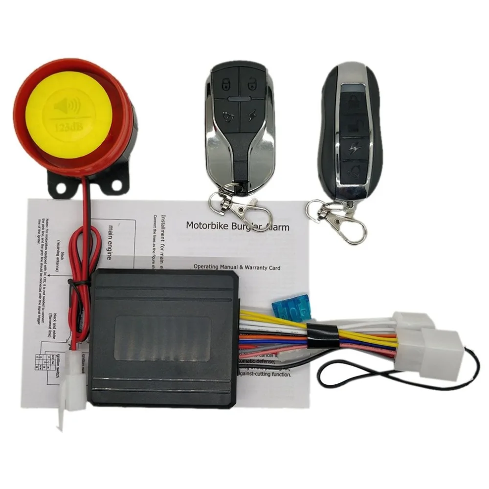 

Universial 12V Motorcycle Alarm Security System Motorcycle Theft Protection Bike Moto Scooter Motor Alarm System