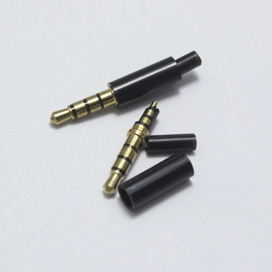4 шт. мини стерео гарнитура EClyxun 3 5 мм 3/4/5 полюса|connector 3.5|pole connectors4 pole 3.5mm connector |