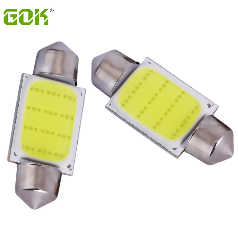 Автомобильный супер яркий COB Festoon cob C5W LED 31 мм 36 39 42 3 вт 12 в автомобильное