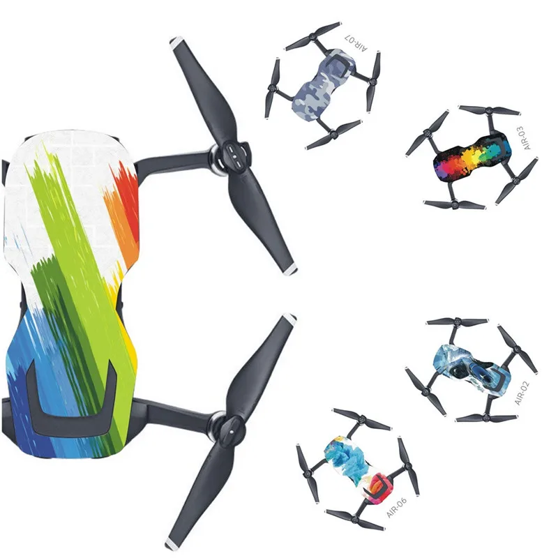 

Colorful Water Resistance Sticker For DJI MAVIC AIR Camera Drone Decals Body Shell Protection Skin Quadcopter Accessory FE27d