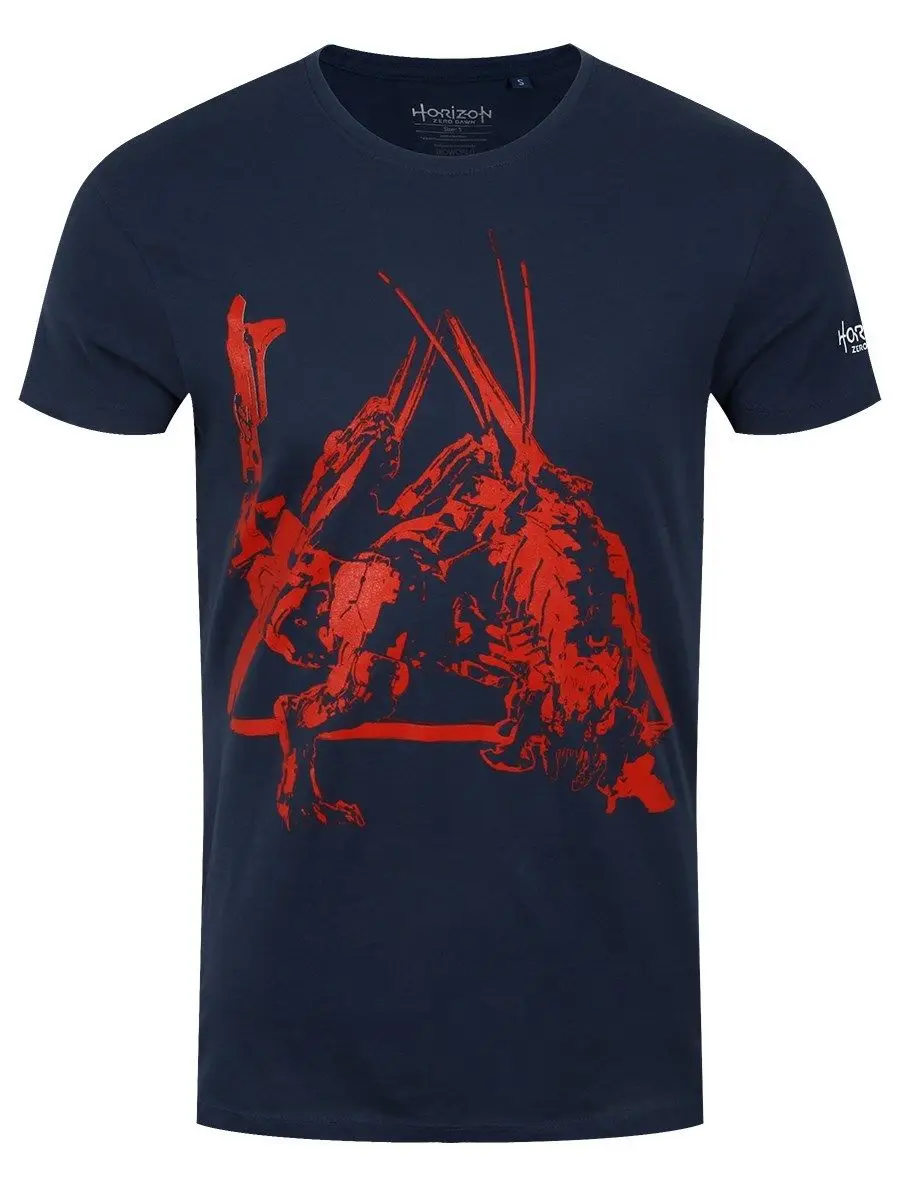 

Horizon Zero Dawn Red Dinosaur Mech Blue Men'S Navy T Shirt