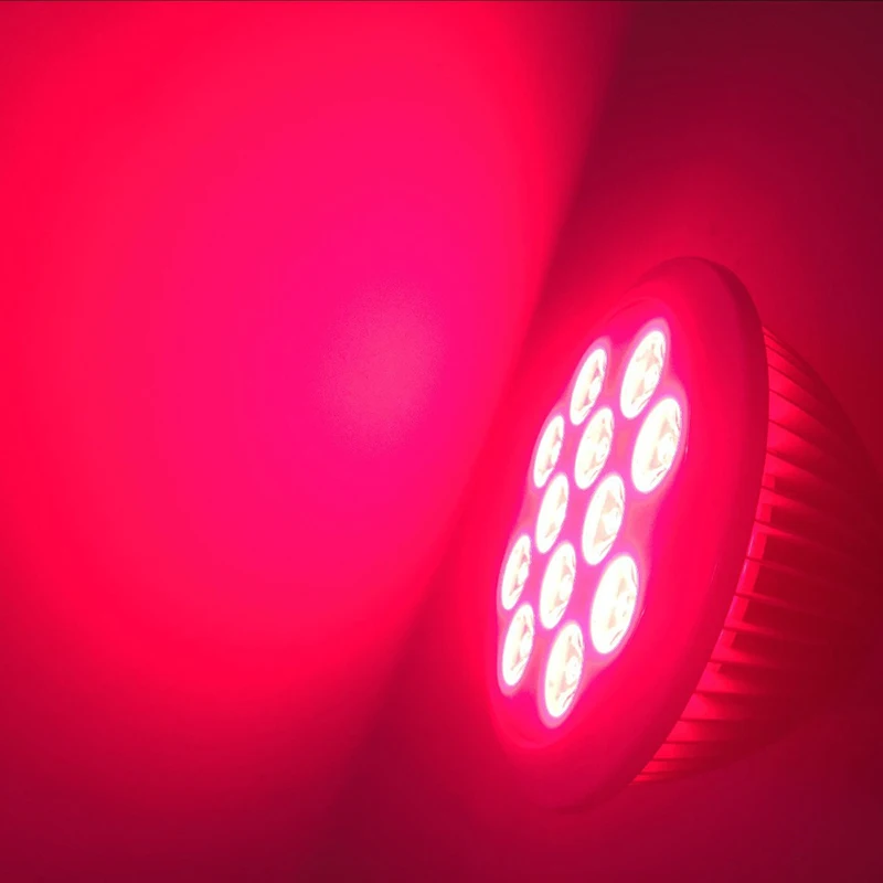  Red 630nm E27 PAR38 LED Grow Light 36W Bulb for Grow atage in hydroponics Lighting and Aquarium Reef coral Lamp (6)