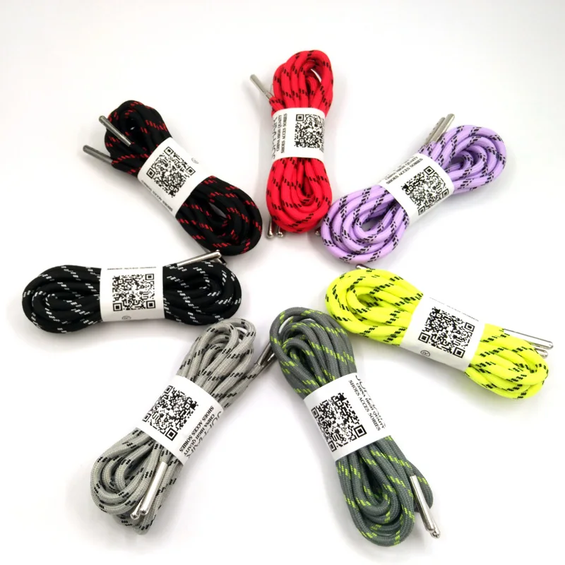 1-12 Pairs Llight purple Black Outdoor Sports Round Shoelaces Shoes Lace Boot Athletic Unisex Rope Athletic Metal Head Shoelaces 1-12 Pairs Llight purple Black Outdoor Sports Round Shoelaces Shoes Lace Boot Athletic Unisex Rope Athletic Metal Head Shoelaces