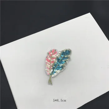 

Wholesale 20pcs 5*8.5cm Embroidered Sewing On Patch Iron-On Patch Stickers For Clothes Sewing Fabric Applique Supplies YH220
