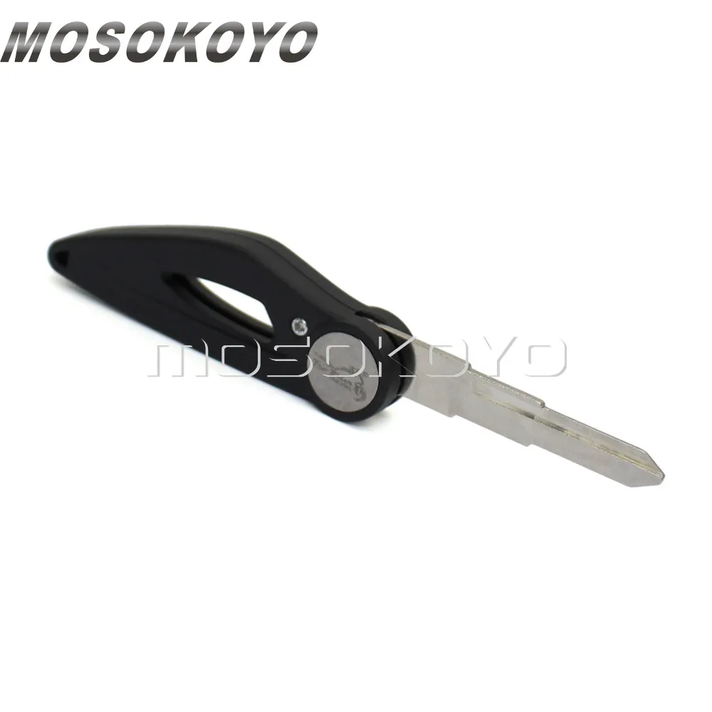 

Left Slot Uncut Folding Flip Blade Blank Key Motorcycle Keyblade for Honda Kawasaki Suzuki Yamaha