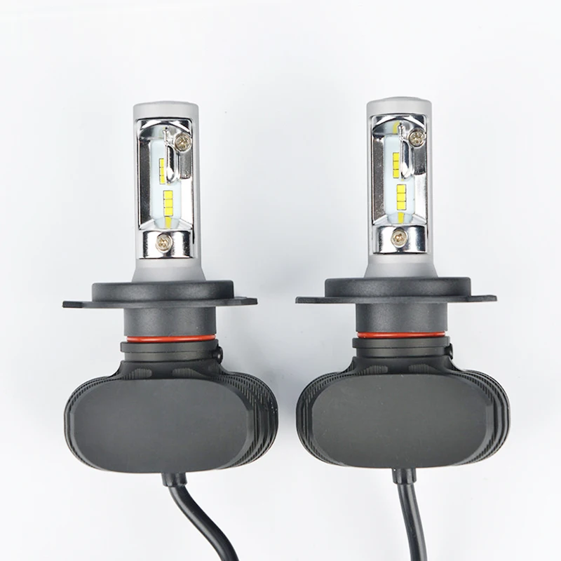 

H4 LED Car Headlight bulbs H8 LED H7 Super Bright CSP Chips H4 Hi Lo beam H11 6000k 12V fanless Stable cooling 9000LM 12V