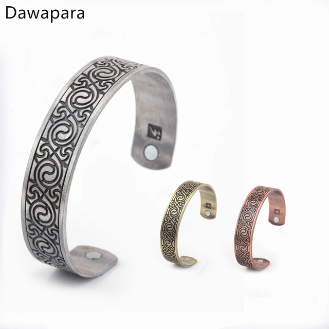 Dawapara 1pcs Health Magnetic Bracelets Bangles Lucky Knot Metal Dawapara 1pcs Health Magnetic Bracelets Bangles Lucky Knot Metal Jewelry For Men Slimming Healthy Stimulating