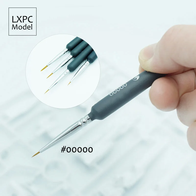 

Model coloring tool Wolf hook line pen Very fine suit Model percolation pen surface pen 4pcs/set