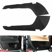 Из искусственной кожи двери автомобиля Anti-kick коврик защитная накладка для Lexus ES200 ES250 ES350 2012