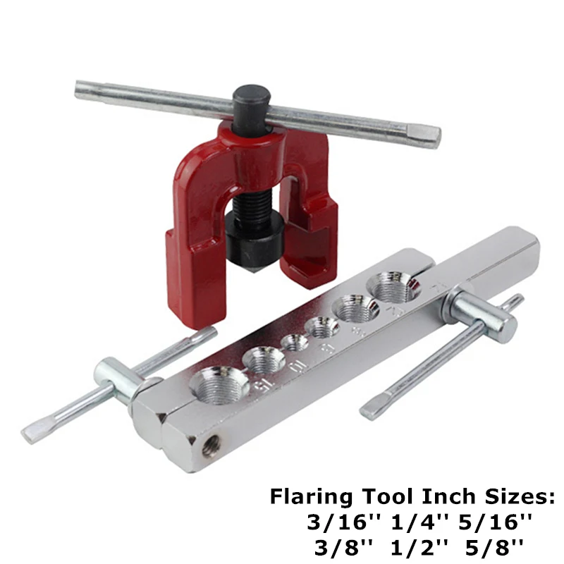 Трубный резак 3-28 мм, набор инструментов для сжигания, расширитель труб, расширитель, мундзапчасти, резец труб, расширитель, устройство для медных труб, сжигание, инструменты - Цвет: Inch flaring tool